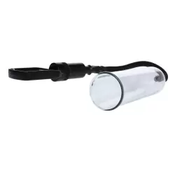 Мужская вакуумная помпа с 4-мя уплотнителями Penis Pump – прозрачный с черным