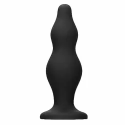 Анальная пробка Bubble Butt Plug, черная