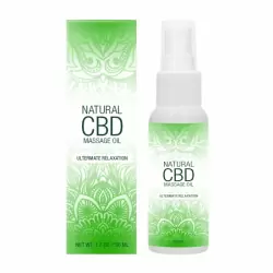Массажное масло Natural CBD, в составе выжимки из семян конопли, 50 мл