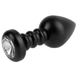 Анальная пробка Luv Plug алюминиевая – черная	