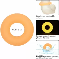 Эрекционное кольцо из жидкого силикона Alpha Liquid Silicone Glow-In-The-Dark