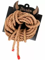 Веревка для фиксации Pecado BDSM, профи-джут, 5 м