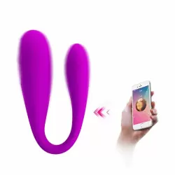 Вибратор для пар PrettyLove August c управлением через смартфон