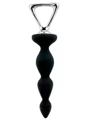 Анальная втулка Adrien lastic Arrow II, 20,1 см, силикон, черный