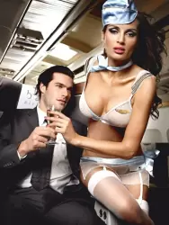 Игровой костюм Улетная Стюардесса - Diva Size