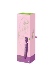 Вибратор Satisfyer Wand-er Woman (фиолетовый): 34 см, 50 режимов вибрации, АБС/силикон