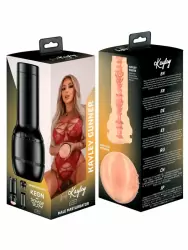 Реалистичный мастурбатор Kiiroo Feel Kayley Gunner, анатомия реальной актрисы, 22 см, ТПЭ