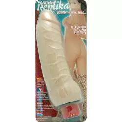 Реалистичный вибромассажер Wide Replika – телесный