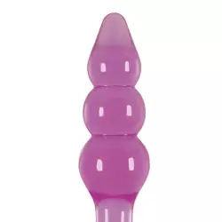 Анальная елочка Jelly Rancher T-Plug Ripple градуированная – фиолетовый