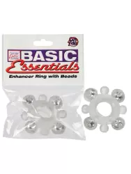 Эрекционное кольцо Basic Essentials - Enhancer Ring with Beads