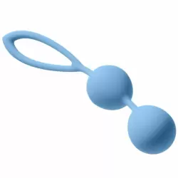 Вагинальные шарики Diaries of Geisha со смещенным центром тяжести – синий