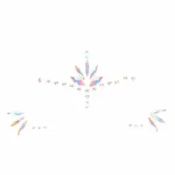 Декоративное украшение (камни) на клеевой основе Body Jewelry Stickers - Face - Glow in the Dark - O