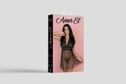 Эротическое платье Castalia Amor El (L/XL) черное