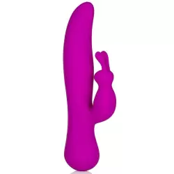 Вибромассажер Vanity Vr16 со стимулятором клитора в форме кролика  – фиолетовый