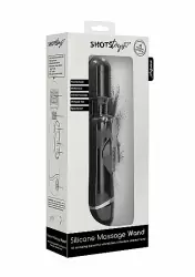 Универсальный массажер Silicone Massage Wand -  черный