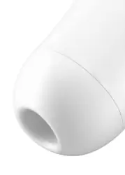 Satisfyer Curvy 2+ Белый Вакуумный стимулятор с возможностью управления через приложение