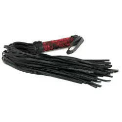 Плетка Scandal Flogger с ручкой в атласе