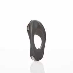 Эрекционное кольцо с двумя виброэлементами ATOM PLUS