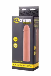Гладкая реалистичная насадка ToyFa XLover Increase+ – телесный