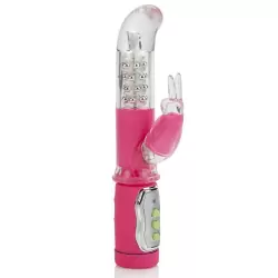 Вибратор для G-точки Shane`s World Co-Ed Bunny G с ротацией – розовый
