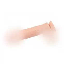 Реалистичный фаллоимитатор Real, с мошонкой, 24 см, ПВХ, телесный