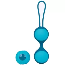 Набор из 3-х вагинальных шариков разного веса Stella II - Blue