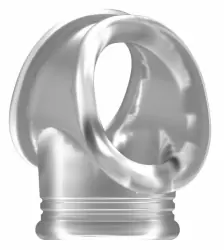 Эрекционное кольцо No.48 - Cockring with Ball Strap, с подхватом мошонки, диаметр 4 см