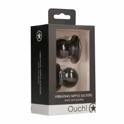 Вибромассажер Vibrating Nipple Suckers - Black