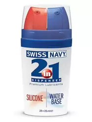 Премиум лубрикант 2 в 1 на водной и силиконовой основе - 50 мл
