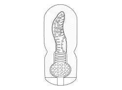 Мастурбатор с эффектом отсоса - Missy Touch. 15 см, силикон