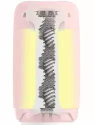 Мастурбатор Tenga Puffy Strawberry Pink, 16.5 см, ТЭП, розовый