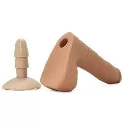 Фаллоимитатор реалистик Realistic Cock UR3 7” Slim – коричневый