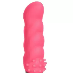 Вибромассажер Power Play Power G рельефный – розовый