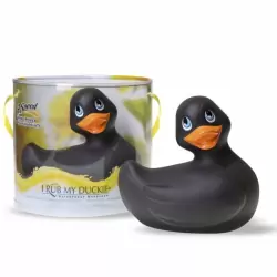 Вибратор-уточка Big Teaze Toys I Rub My Duckie Classic, черный