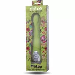 Мультифункциональный вибратор Dolce Mateo – зеленый