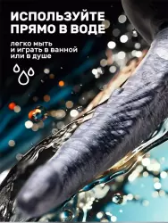 Фантазийный фаллоимитатор Creature Cocks Gargoyle rock, 23,6 см, силикон