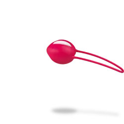 Вагинальный шарик со смещенным центром тяжести Fun Factory Smartball Uno, диаметр 3,6 см, красный