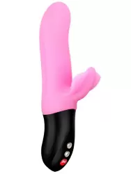 Пульсирующий вибратор-кролик Fun Factory Bi Stronic Fusion 21,5 см, с функцией толчков, розовый