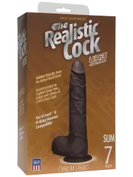 Фаллоимитатор реалистик Realistic Cock UR3 7” Slim – черный