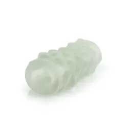 Мастурбатор двусторонний OptiMALE Reversible UltraSkyn Stroker Studs – прозрачный