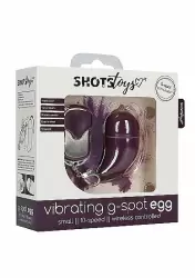Виброяйцо для стимуляции точки G с пультом управления Small Wireless Vibrating G-Spot Egg (Фиолетовый)