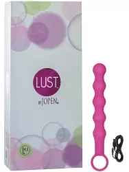 Гибкая анальная вибро-цепочка Lust by Jopen L4.5 – розовая