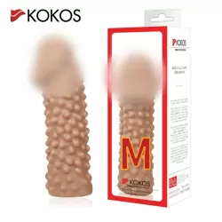 Насадка на фаллос с бугорками размер M, Cock Sleeves