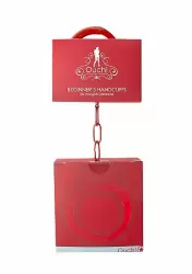 Металлические наручники Beginner's Handcuffs (красные)