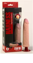 Фаллоимитатор-реалистик NeoSkin с поясом Harness Medical Technology 16,5 x 3,5 см – телесный