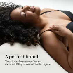 Инновационный вибратор-кролик Womanizer Duo 2 Petrol, технология Pleasure Air, бордовый