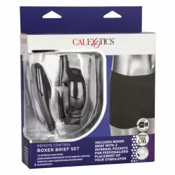 Трусы боксеры с вибратором Remote Control Panty Set L/XL, 12 уровней вибрации, водонепроницаемый