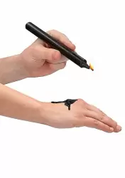 Набор восковых BDSM-свечей Teasing Wax Candles Large, черные