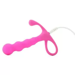 Массажер простаты Embrace Beaded Probe перезаряжаемый – розовый