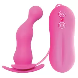 Анальная пробка с вибрацией Tinglers Plug III – розовая